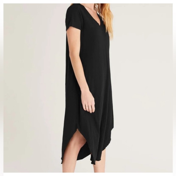 Z Supply SHORT SLEEVE REVERIE MIDI DRESS - Picture 1 of 2